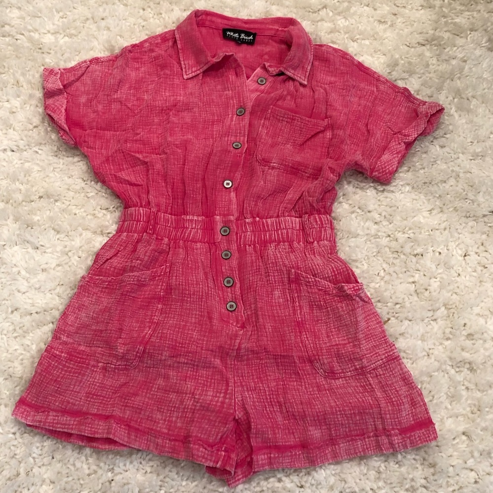 New Pink Playsuit Jumper Jumpsuit